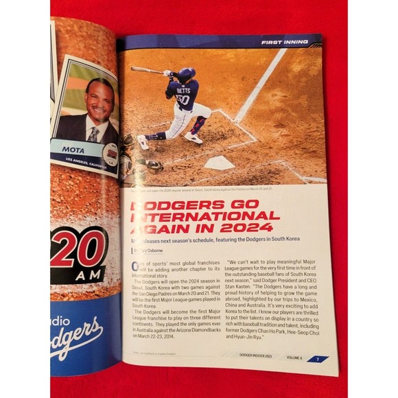 Los Angeles Dodgers Program 2023 Dodger Insider Original July 2023 LA Allstars - Picture 4 of 7